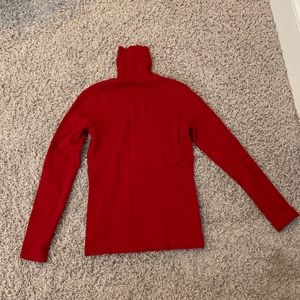 Geoffrey Beene Red Turtleneck